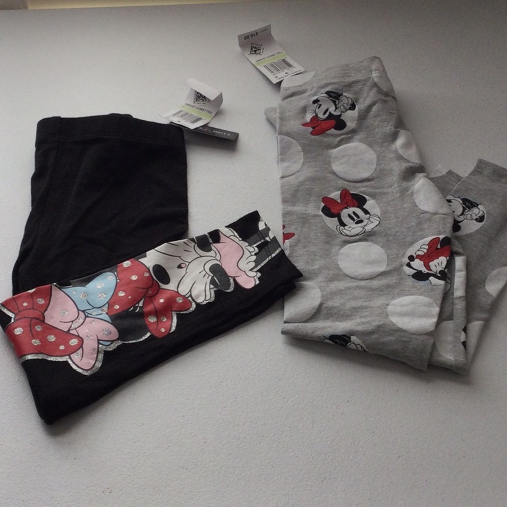 NWT Minnie Full Length Leggings Sz 4